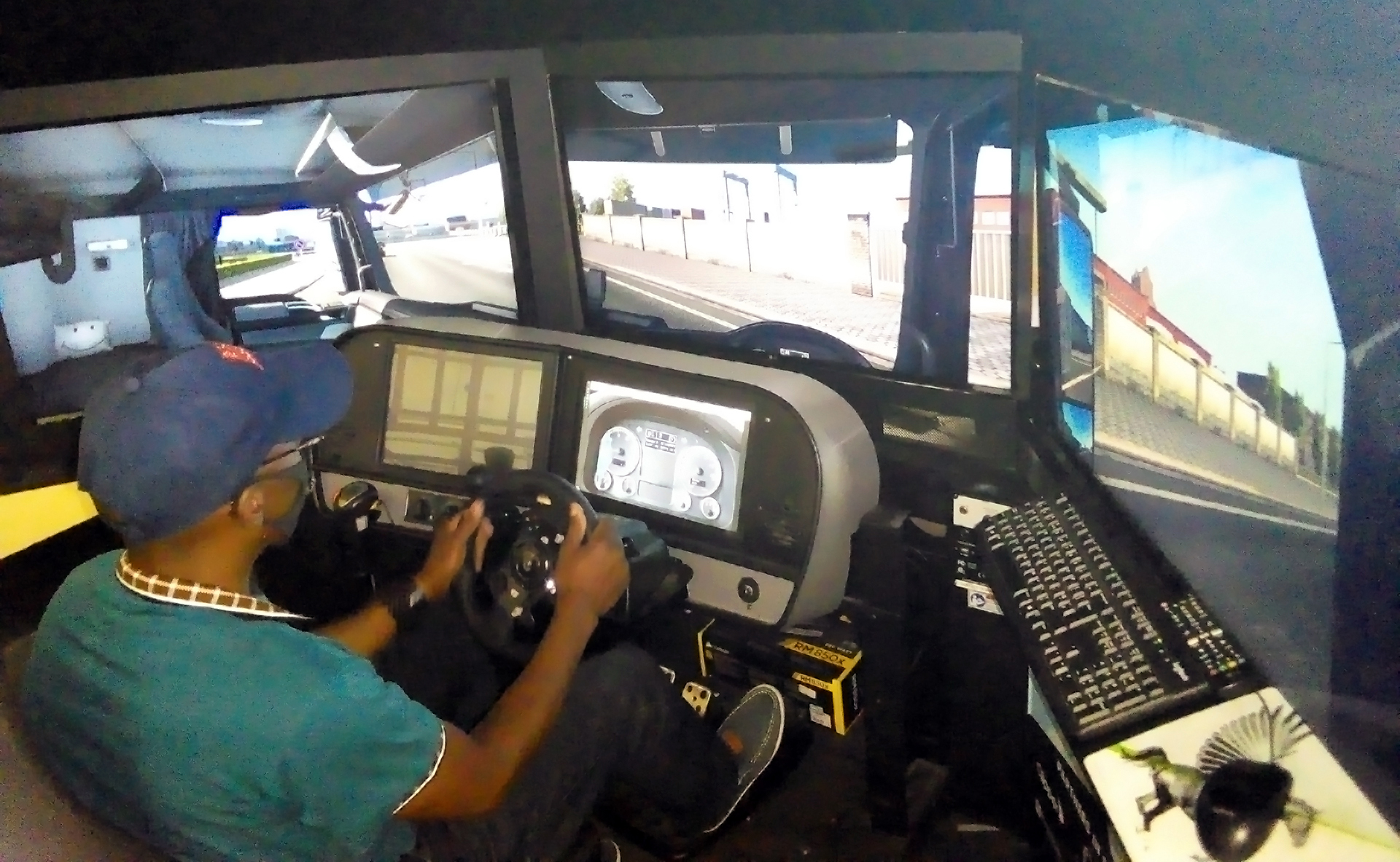 Logistics industry delivers HGV simulator to Zambia
