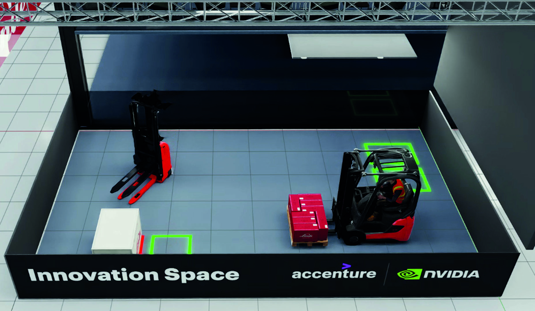 AI for Real-time Control of Industrial Trucks