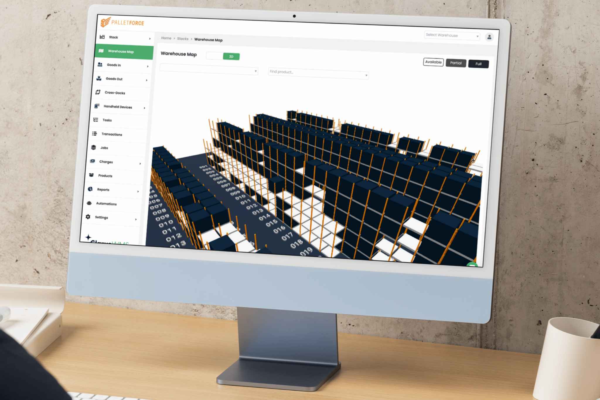 WMS Boosts Palletised Freight Efficiency