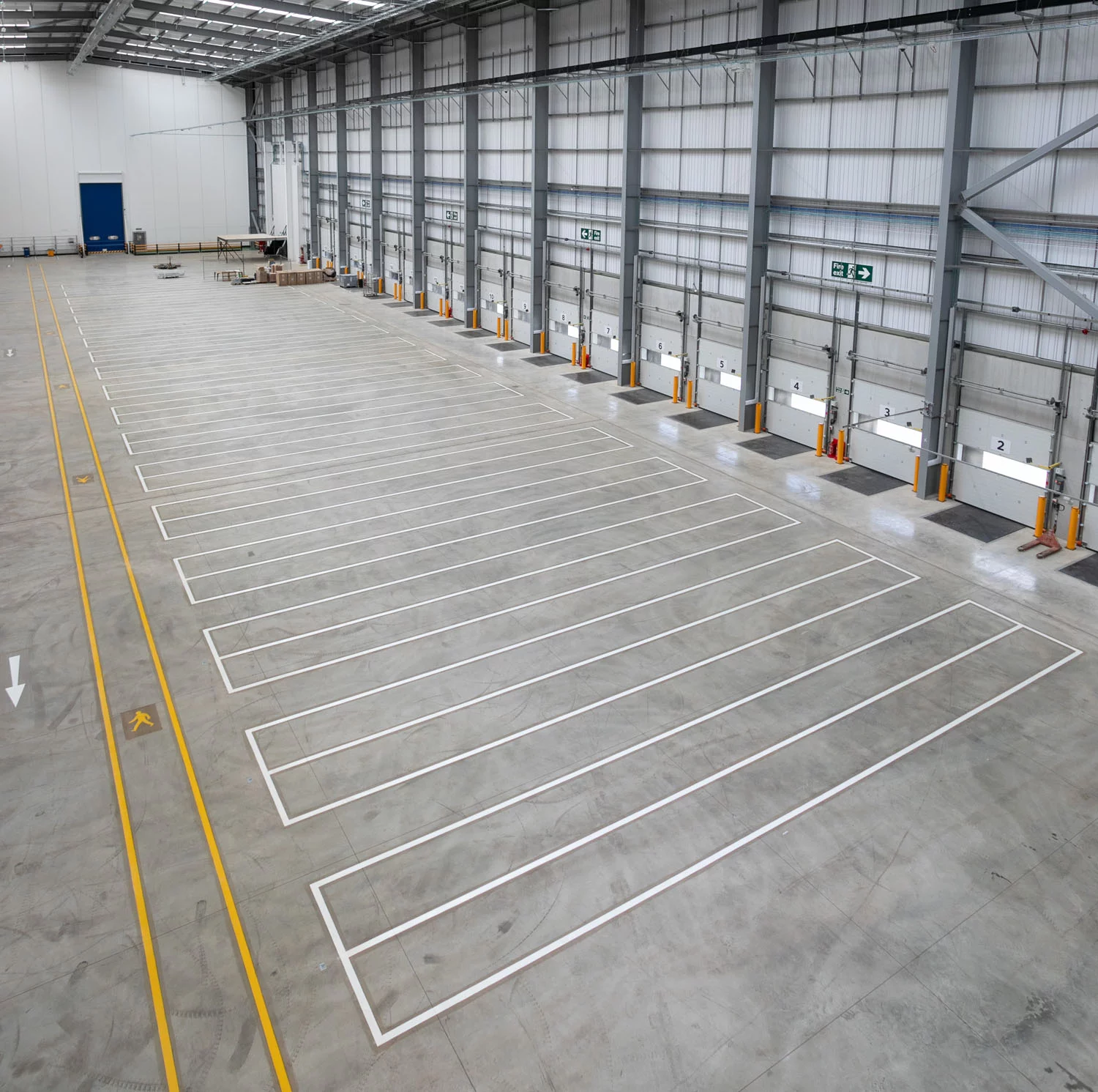 Line Marking and Floor Tags in new Healthcare DC