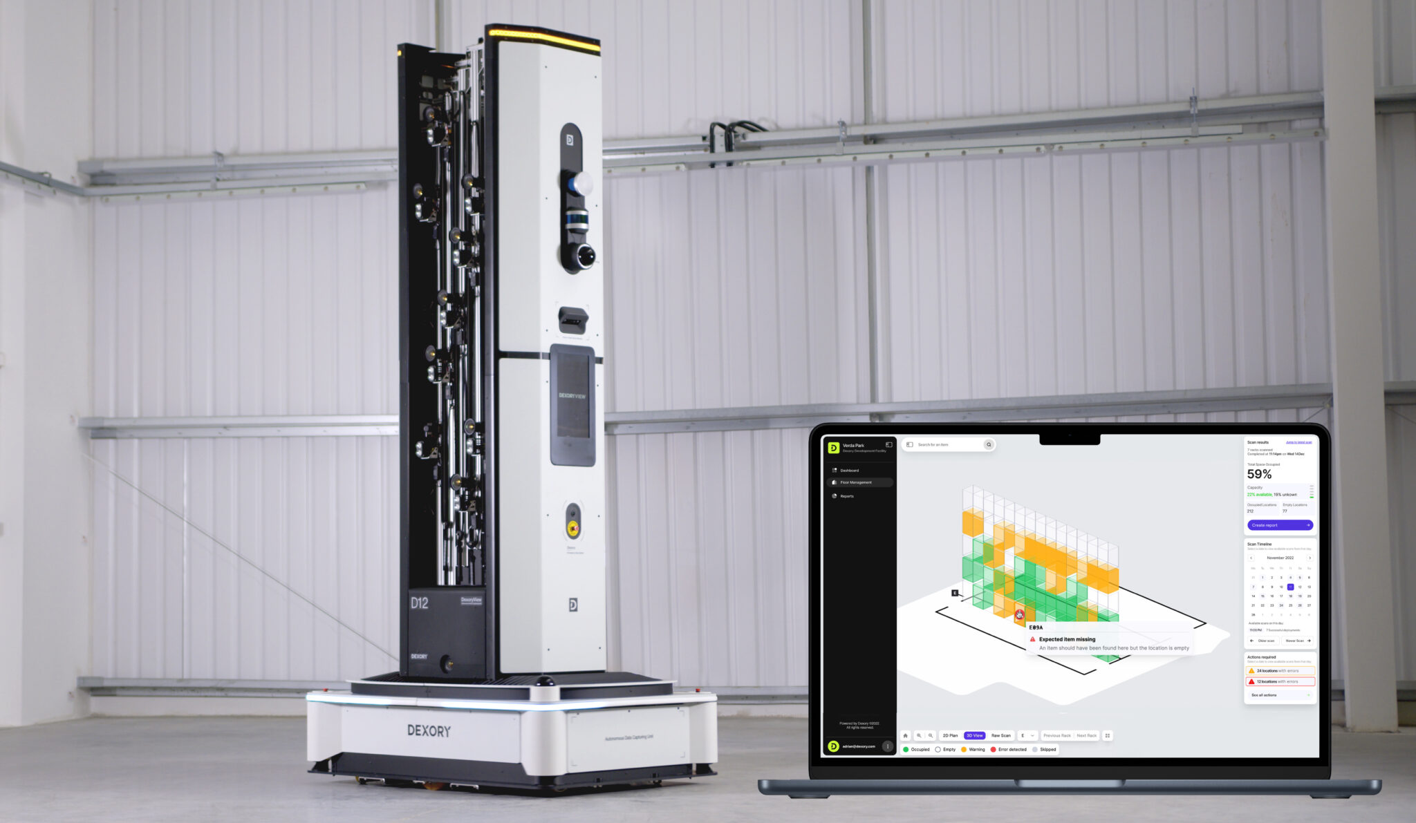 Visibility Platform for Warehouse Optimisation and Accuracy