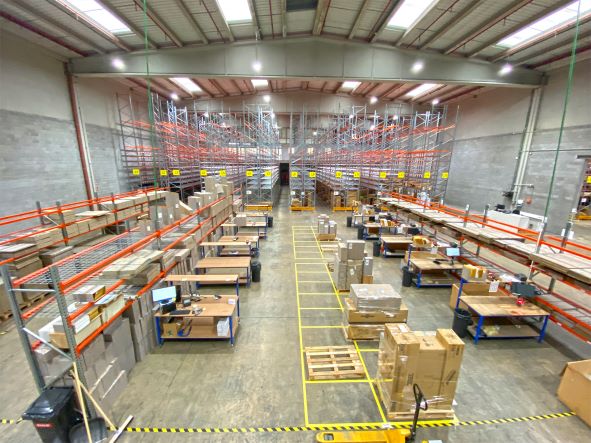 AR Racking optimises Gear4music’s warehouse