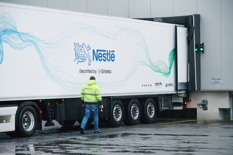 Testing a Fully Electric Truck and Trailer