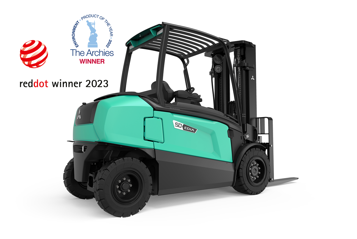 Fifth Red Dot for Mitsubishi Forklift Trucks