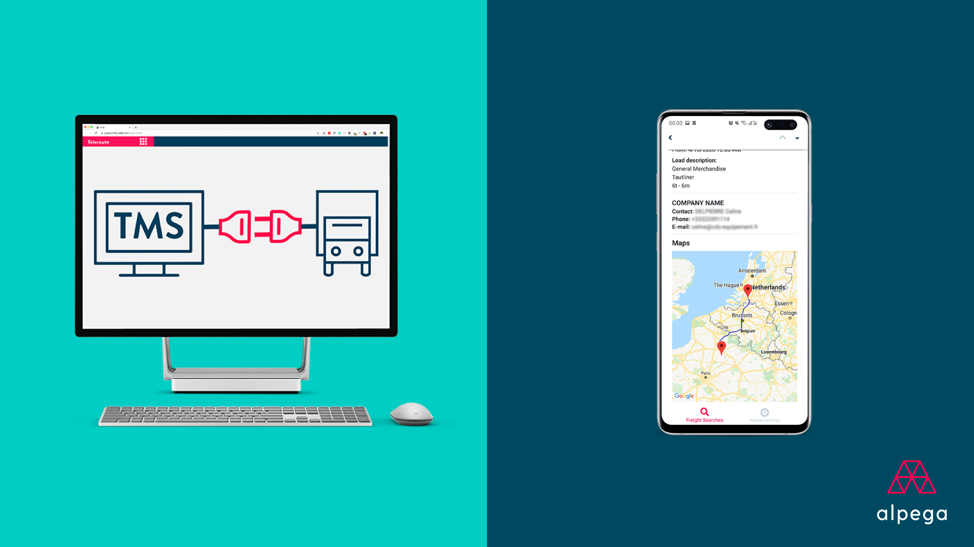 Alpega’s Teleroute Launches API Interface and New Mobile Application