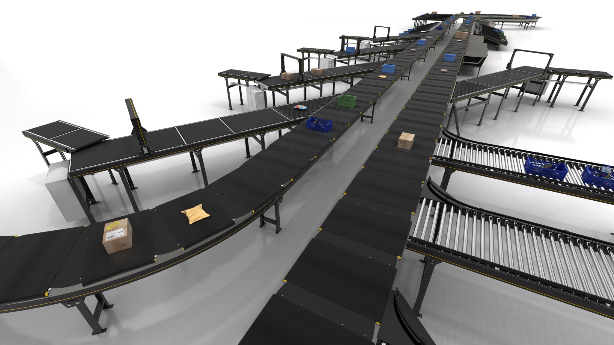 Interroll Presents New High-Performance Crossbelt Sorter