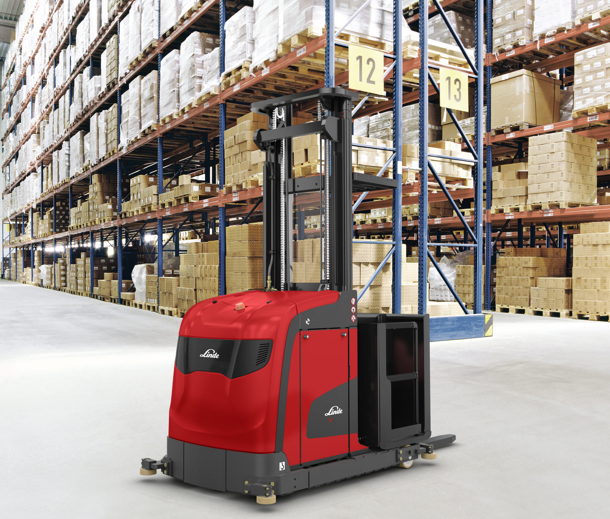 New order picker for medium rack heights