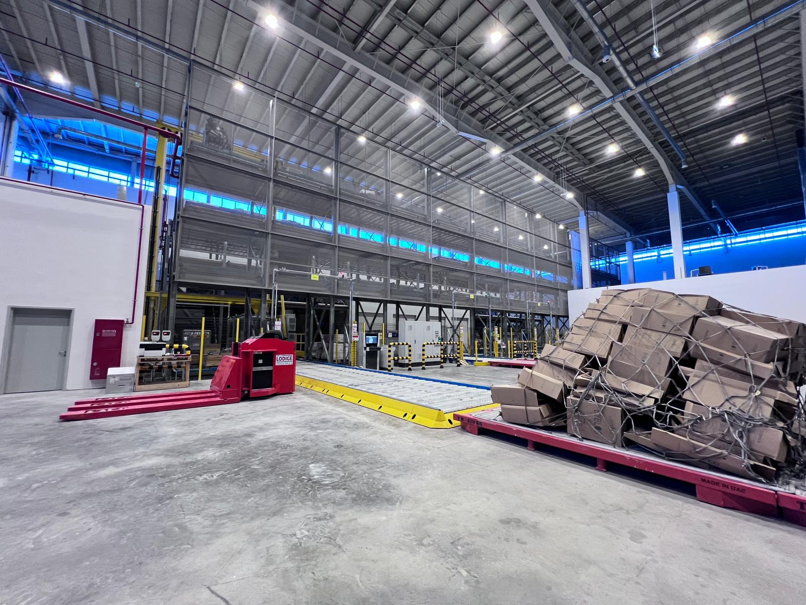 Automated ULD Storage System at Jordan Airport
