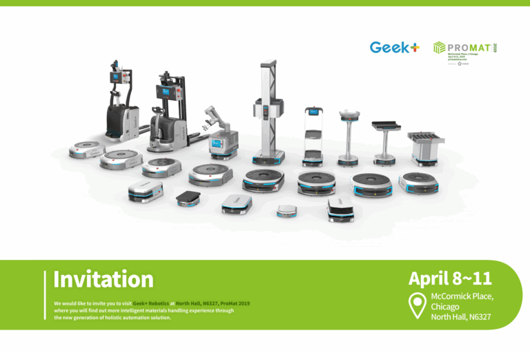 Geek+ Robotics Brings Advanced Warehouse Robotic Solutions to ProMat