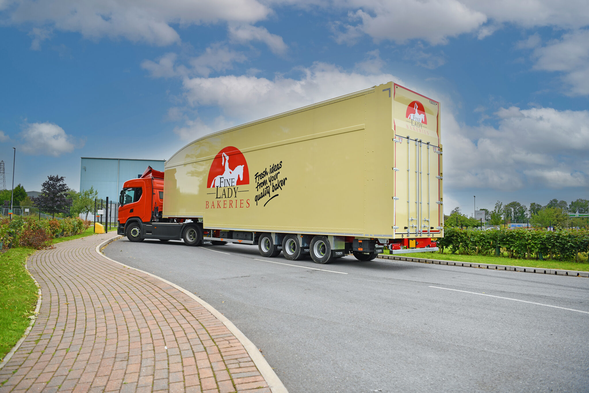 Bakery Receives 8 Double Deck Tiger Trailers