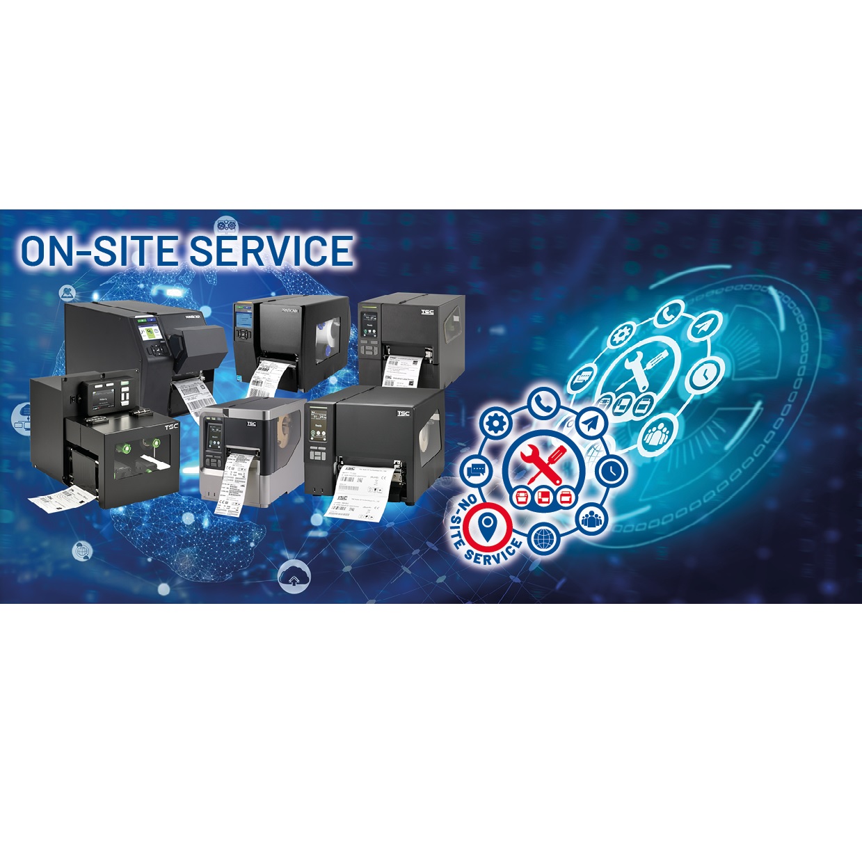 TSC offers on-site servicing across entire range