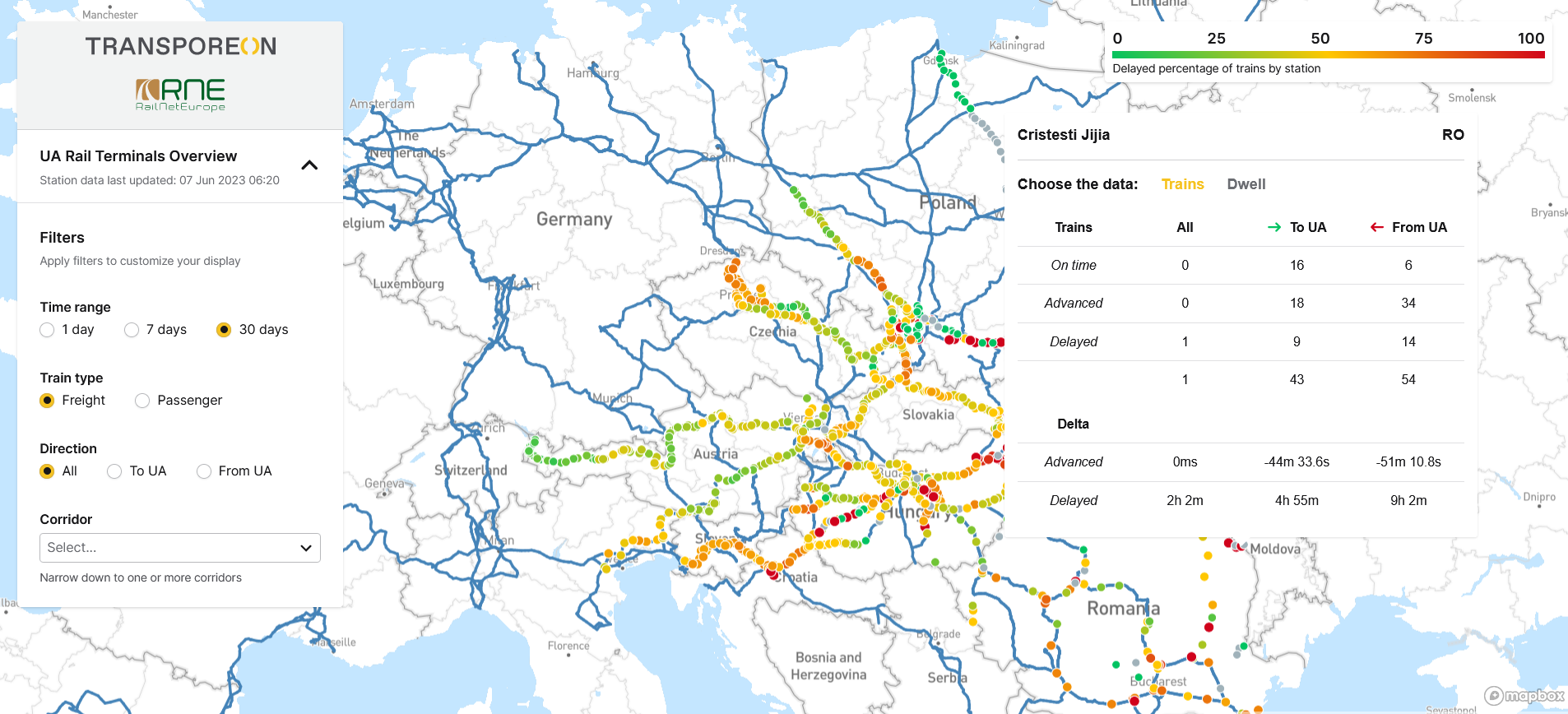 Tool Enhances Ukraine-EU Rail Visibility