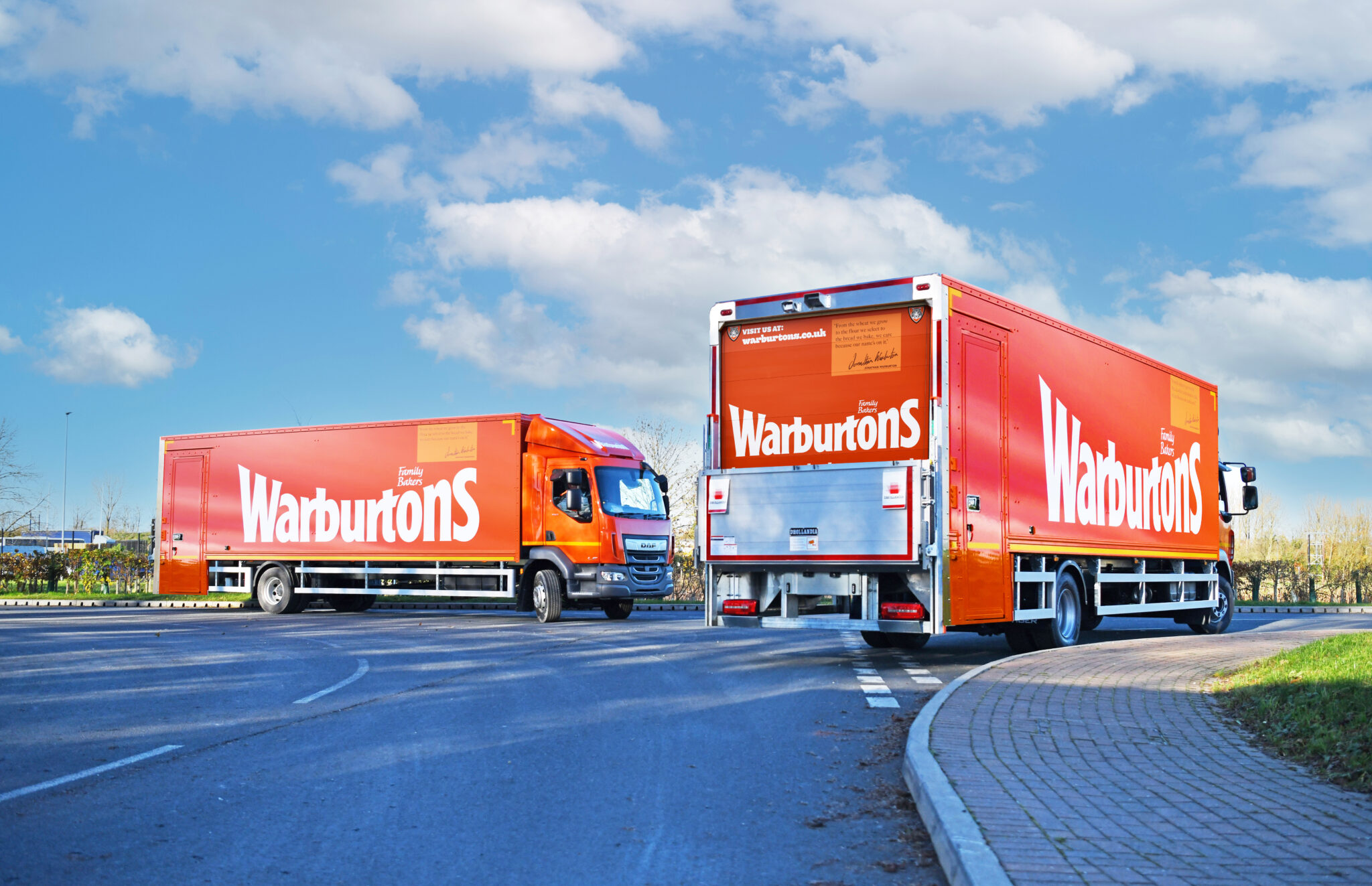 Tiger Trailers Provide New Vans for Warburtons Fleet