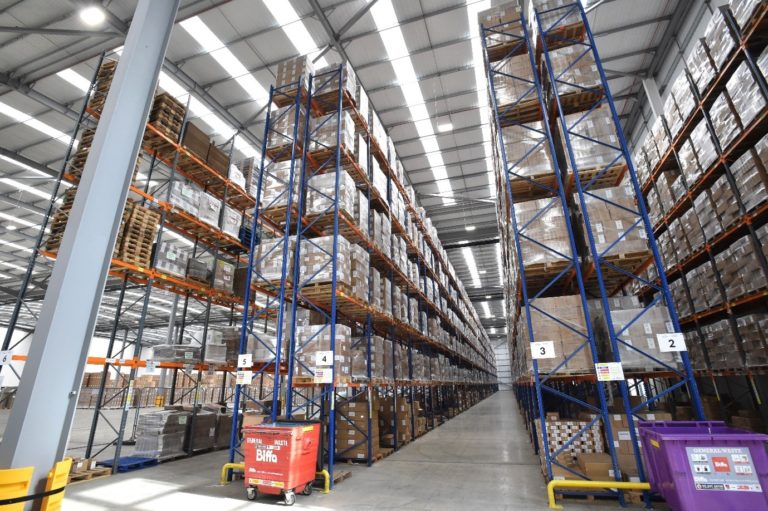 Stock Taking with Electric Scissor Lift