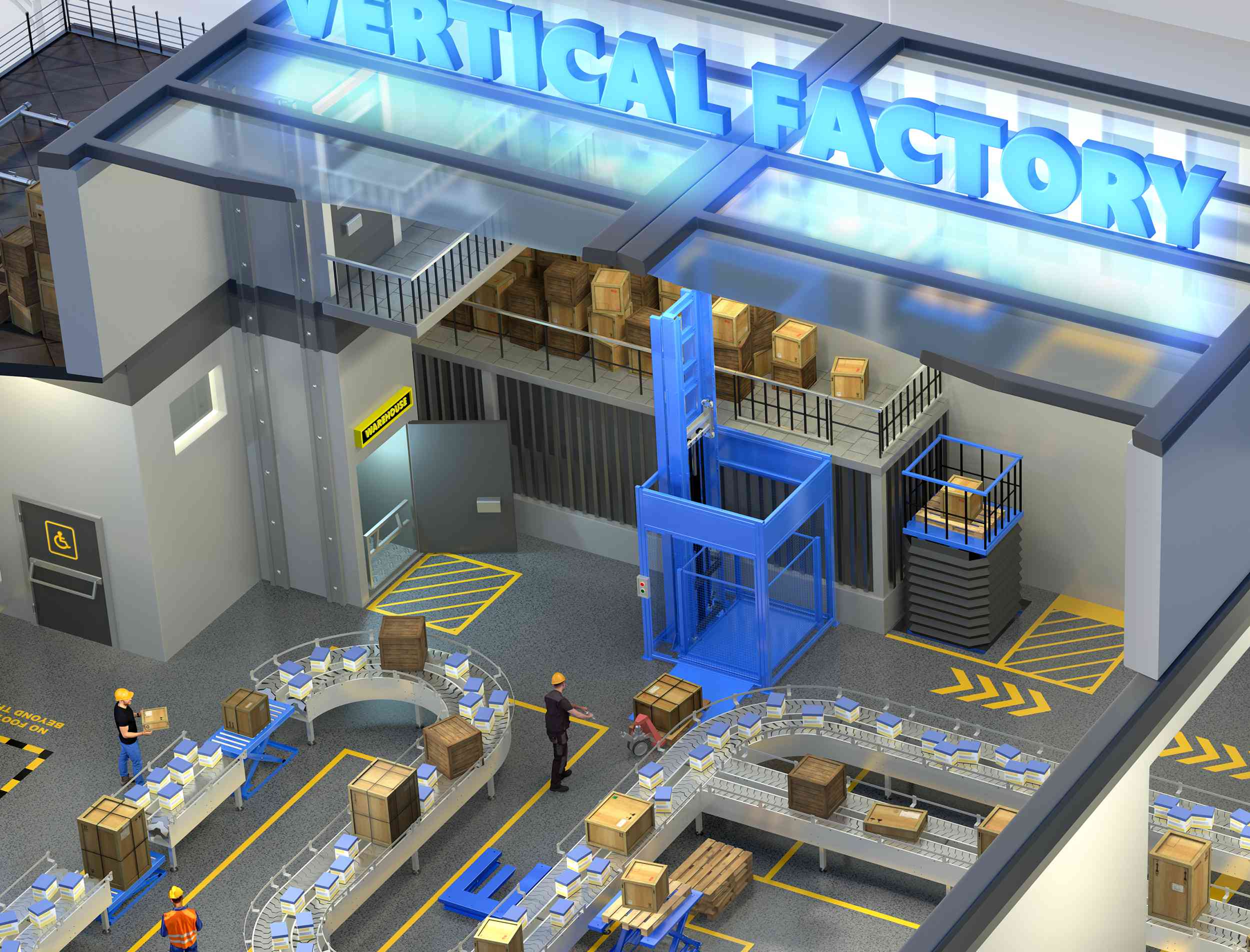Hymo Vertical Positioning Models on View at LogiMAT