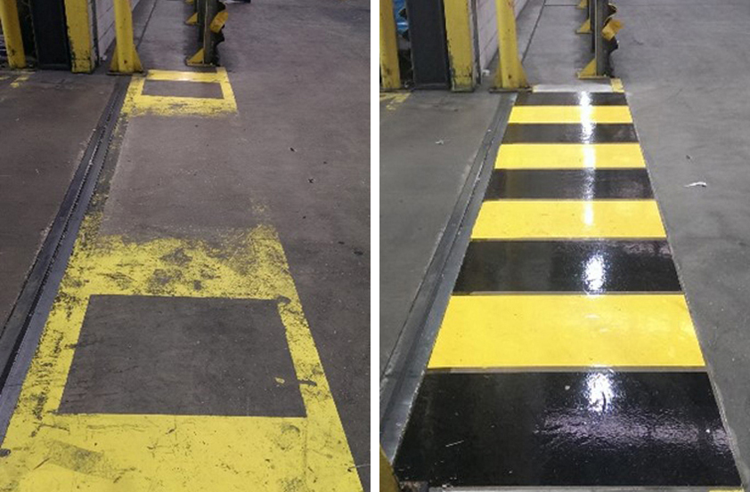 Safety Survey for Warehouse Line Marking