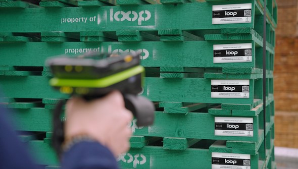 Pallets RFID Tagged in Smart Approach