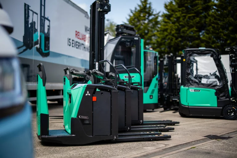 forklifts in cold store